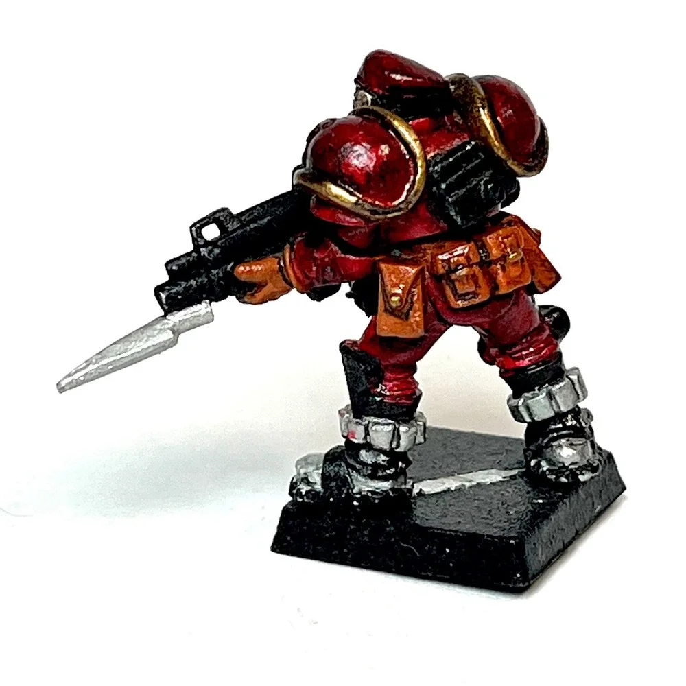 Warhammer 40k Rogue Trader Metal Space Marine Imperial Guard Painted Vintage